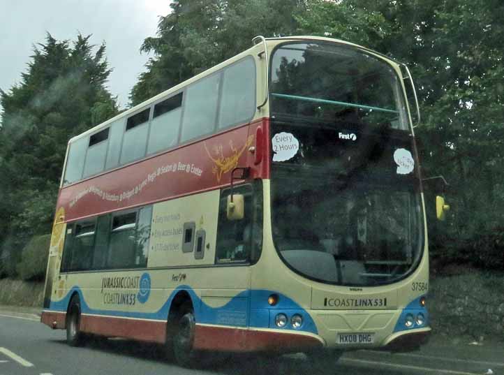 First Volvo B9TL Wright Coastlinx 37584